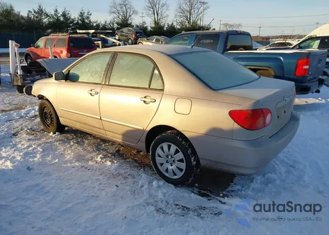 2003 Toyota Corolla Le z USA, uszkodzony, nr VIN 1NXBR32E23Z013463